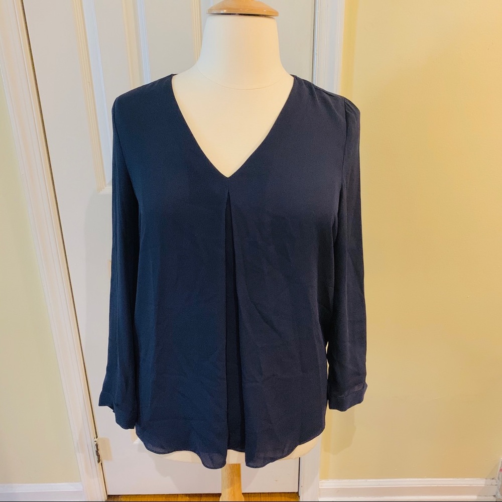 Sale Vince Camuto Navy Blue Blouse